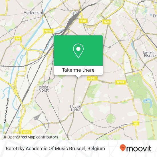 Baretzky Academie Of Music Brussel plan