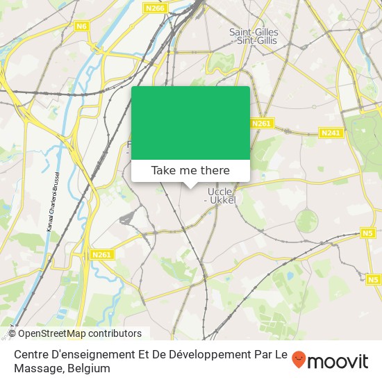 Centre D'enseignement Et De Développement Par Le Massage map