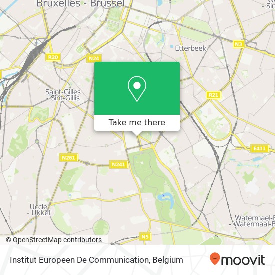 Institut Europeen De Communication map