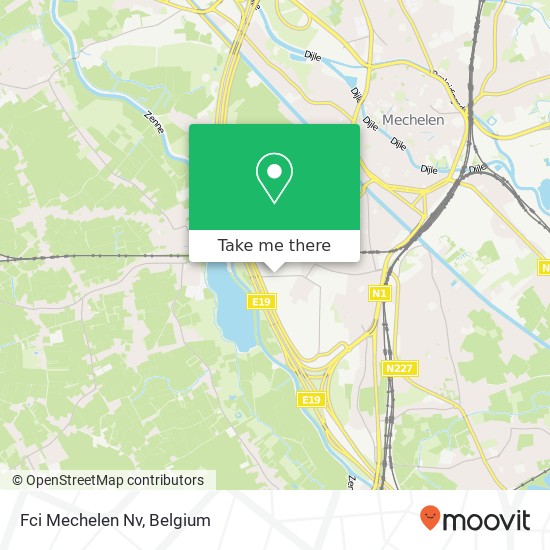 Fci Mechelen Nv map