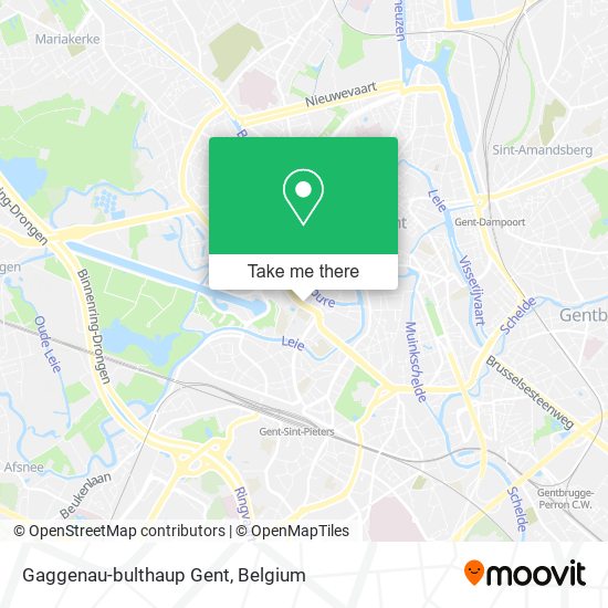 Gaggenau-bulthaup Gent map