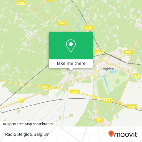 Radio Belgica map