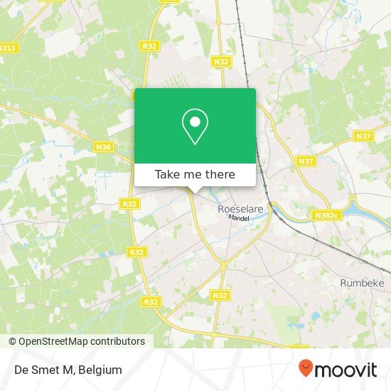 De Smet M map