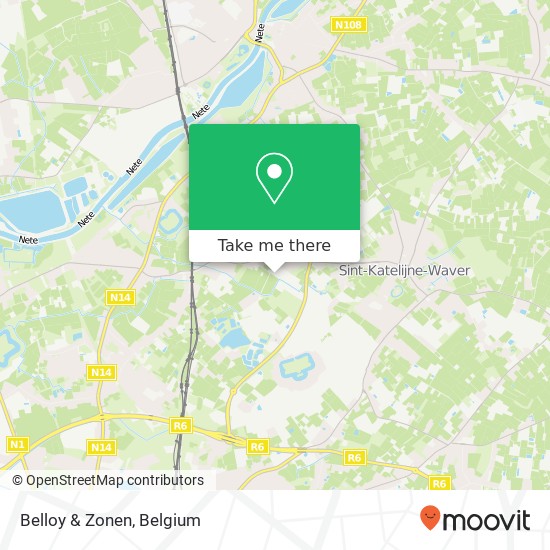 Belloy & Zonen map