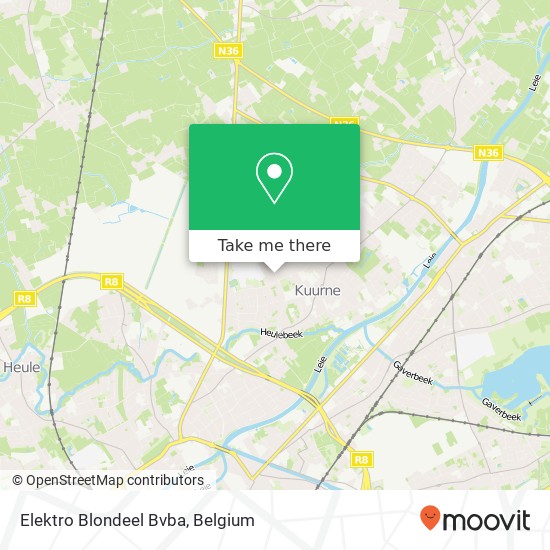 Elektro Blondeel Bvba map