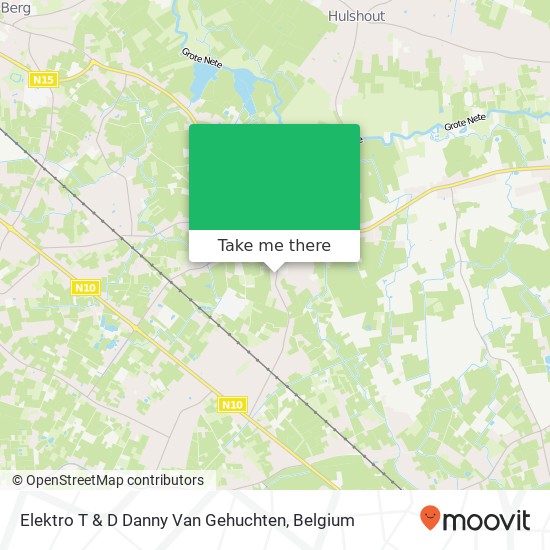 Elektro T & D Danny Van Gehuchten map