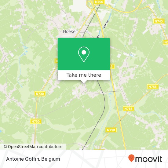 Antoine Goffin map