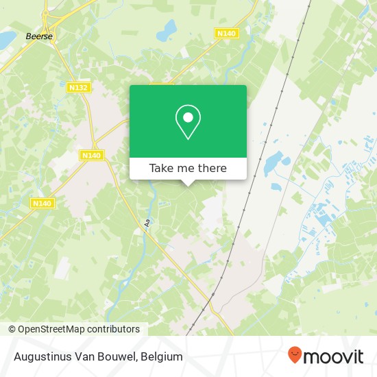 Augustinus Van Bouwel map