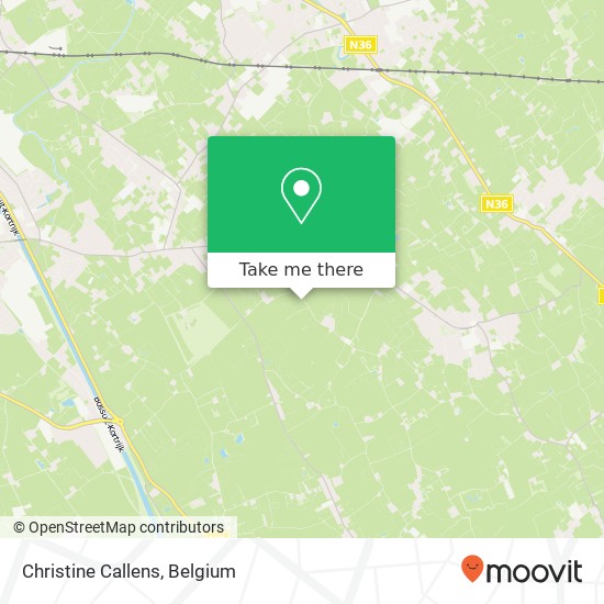 Christine Callens map