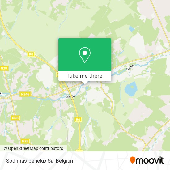 Sodimas-benelux Sa map