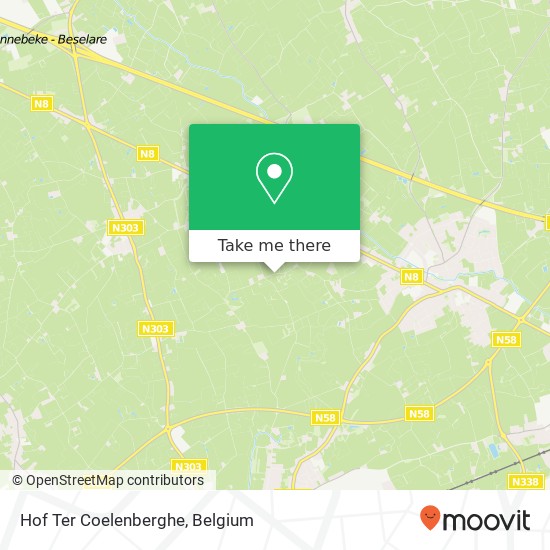 Hof Ter Coelenberghe map