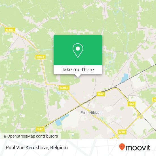 Paul Van Kerckhove map