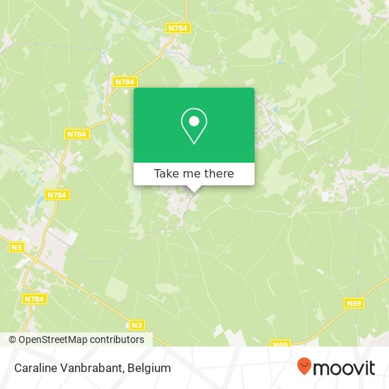 Caraline Vanbrabant map