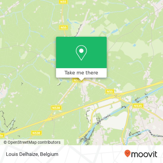 Louis Delhaize map