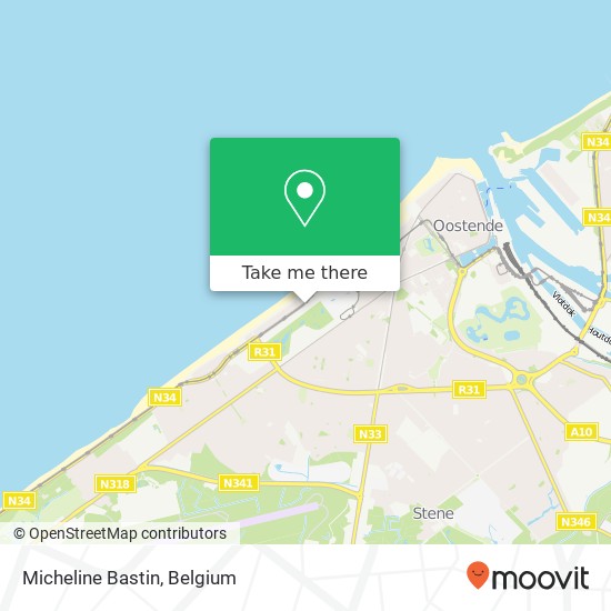 Micheline Bastin map