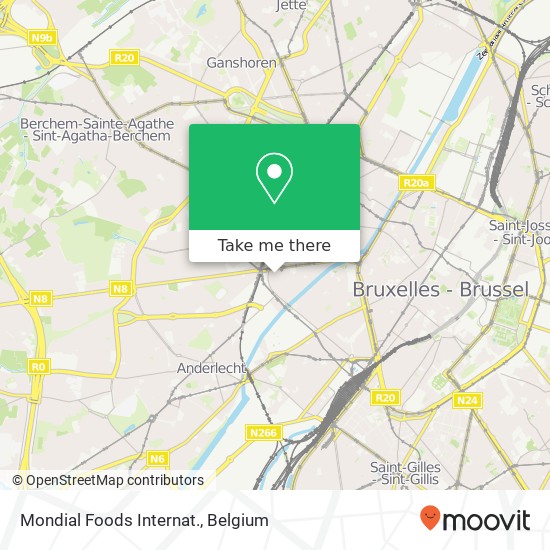 Mondial Foods Internat. map