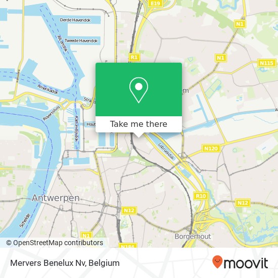 Mervers Benelux Nv map