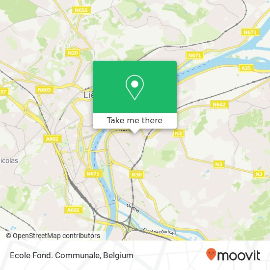 Ecole Fond. Communale map