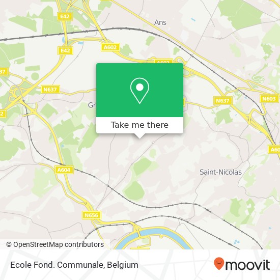 Ecole Fond. Communale map