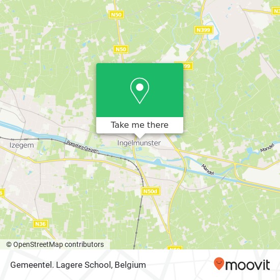 Gemeentel. Lagere School map