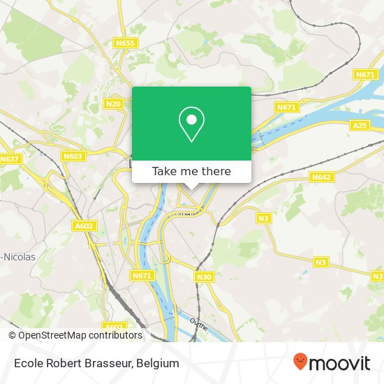 Ecole Robert Brasseur map
