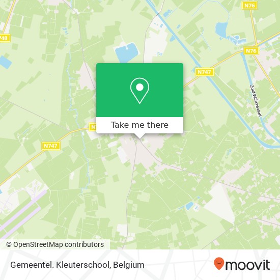 Gemeentel. Kleuterschool map