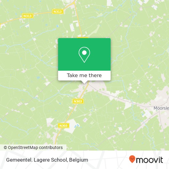 Gemeentel. Lagere School map