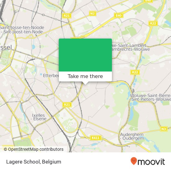 Lagere School map