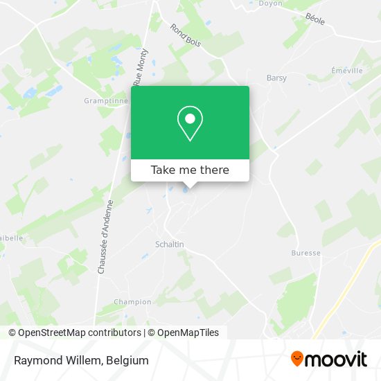 Raymond Willem map