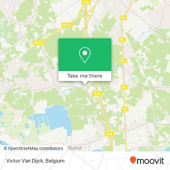 Victor Van Dijck map