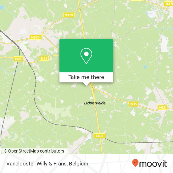 Vanclooster Willy & Frans map