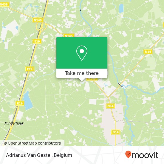 Adrianus Van Gestel map