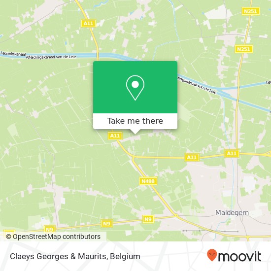 Claeys Georges & Maurits map