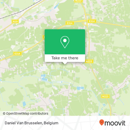 Daniel Van Brusselen map