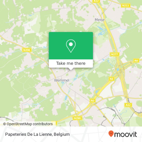 Papeteries De La Lienne map