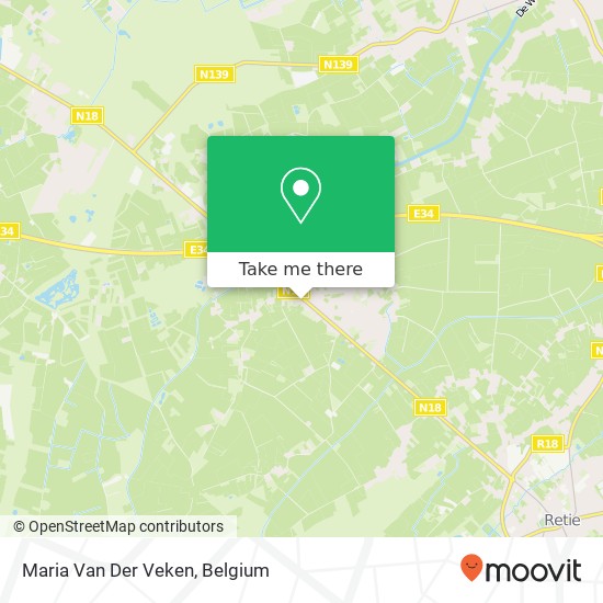 Maria Van Der Veken map