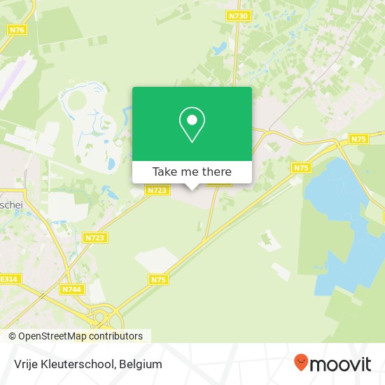 Vrije Kleuterschool map