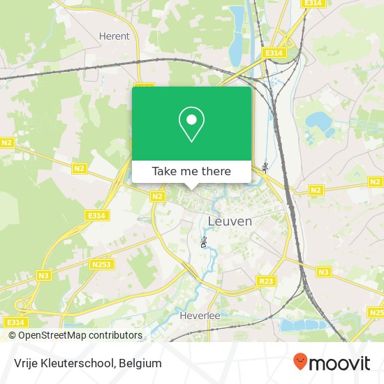 Vrije Kleuterschool map