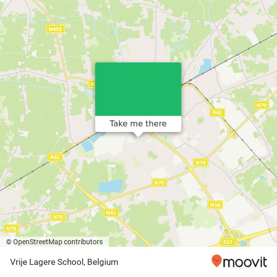 Vrije Lagere School map