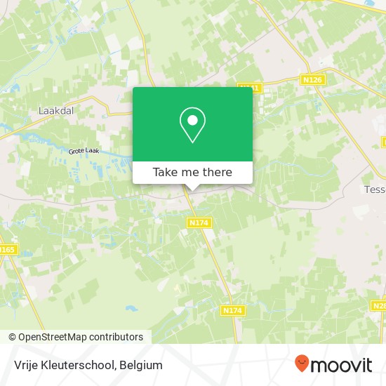 Vrije Kleuterschool map