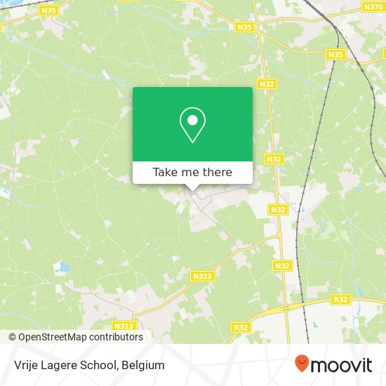 Vrije Lagere School map