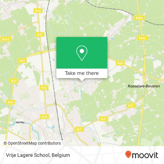 Vrije Lagere School map