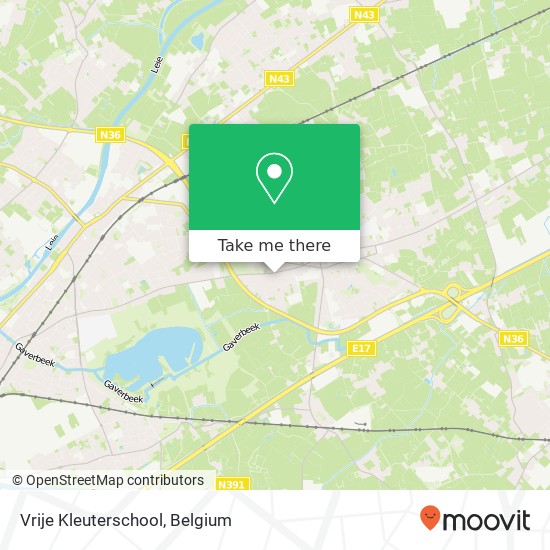 Vrije Kleuterschool map