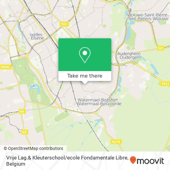 Vrije Lag.& Kleuterschool / ecole Fondamentale Libre plan