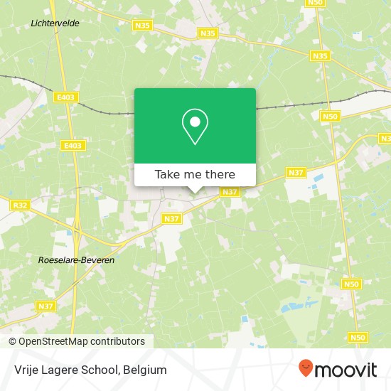 Vrije Lagere School map