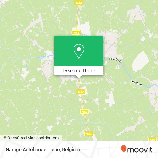 Garage Autohandel Debo map