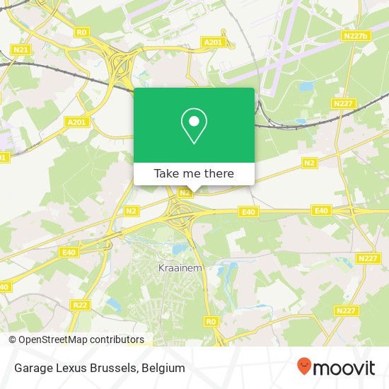 Garage Lexus Brussels plan