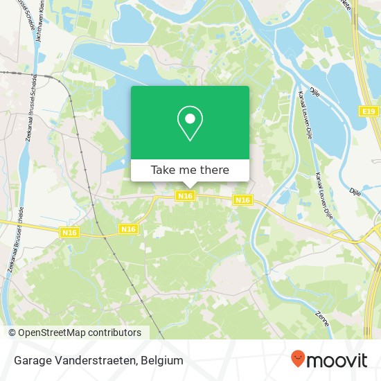 Garage Vanderstraeten map
