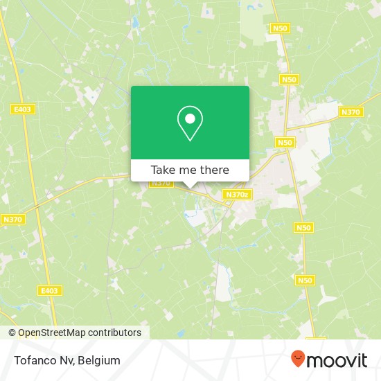 Tofanco Nv map