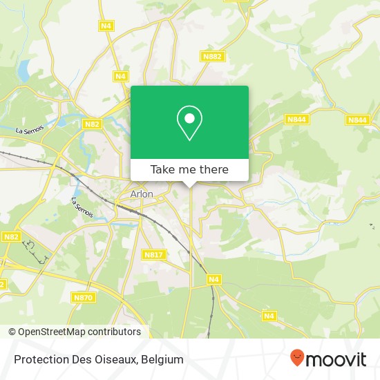 Protection Des Oiseaux map